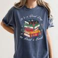 It's a Good Day To Read a Book Floral Stack Tee Women's Comfort Colors T-Shirt Moss It's a Good Day To Read a Book Floral Stack Tee Women's Comfort Colors T-Shirt Moss