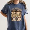 It’s a Good Day To Read a Book Lovers Library Reading Women's Comfort Colors T-Shirt Moss It’s a Good Day To Read a Book Lovers Library Reading Women's Comfort Colors T-Shirt Moss