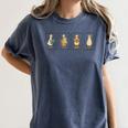 Just A Bookish Goose Reader SillyGoose Book Lover Outfit Women's Comfort Colors T-Shirt Moss