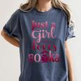 JUST A GIRL WHO LOVES BOOKS LIBRARIAN BOOK LOVERS BOOKWORM Women's Comfort Colors T-Shirt Moss JUST A GIRL WHO LOVES BOOKS LIBRARIAN BOOK LOVERS BOOKWORM Women's Comfort Colors T-Shirt Moss