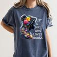 Just a Girl Who Loves Books Women's Comfort Colors T-Shirt Moss Just a Girl Who Loves Books Women's Comfort Colors T-Shirt Moss