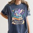 Just a Girl Who Loves Dragons & Books Reader Fantasy Fun Premium Tri-Blend Women's Comfort Colors T-Shirt Moss Just a Girl Who Loves Dragons & Books Reader Fantasy Fun Premium Tri-Blend Women's Comfort Colors T-Shirt Moss