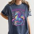 Just a Girl Who Loves Dragons And Books Women's Comfort Colors T-Shirt Moss Just a Girl Who Loves Dragons And Books Women's Comfort Colors T-Shirt Moss