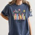 Just One More Chapter Book Lovers For Women Women's Comfort Colors T-Shirt Moss