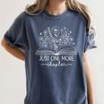 Just One More Chapter Bookish Book Reading Botanical Book Women's Comfort Colors T-Shirt Moss Just One More Chapter Bookish Book Reading Botanical Book Women's Comfort Colors T-Shirt Moss