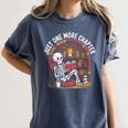 Just One More Chapter Skeleton Reading Cozy Books Women's Comfort Colors T-Shirt Moss Just One More Chapter Skeleton Reading Cozy Books Women's Comfort Colors T-Shirt Moss