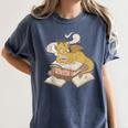 Be Kind Stay Weird Read Books Cute Dragon Women's Comfort Colors T-Shirt Moss