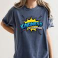 Kindness Is My Superpower Retro Comic Book T-Shirt Women's Comfort Colors T-Shirt Moss