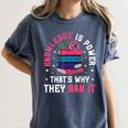 Knowledge Is Power Book Club Librarian Read Banned Books Women's Comfort Colors T-Shirt Moss