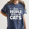 Less People More Cats Introvert's Dream Tee Women's Comfort Colors T-Shirt Moss Less People More Cats Introvert's Dream Tee Women's Comfort Colors T-Shirt Moss