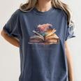 Let The Adventures Begin Book Lovers Magical Whimsical Art Women's Comfort Colors T-Shirt Moss Let The Adventures Begin Book Lovers Magical Whimsical Art Women's Comfort Colors T-Shirt Moss