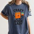 Librarian Book Reader Collector Book Worm For Women Women's Comfort Colors T-Shirt Moss