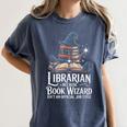 Librarian Because Book Wizard Isn't An Official Job Title Women's Comfort Colors T-Shirt Moss Librarian Because Book Wizard Isn't An Official Job Title Women's Comfort Colors T-Shirt Moss