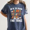 Librarian Reading Books Lover Library Women's Comfort Colors T-Shirt Moss