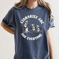 Libraries Are For Everyone Read Banned Book Librarian Reader Women's Comfort Colors T-Shirt Moss