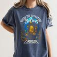 Library Where The Adventure Begins Book Reading Quote Women's Comfort Colors T-Shirt Moss