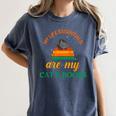 My Life Essentials Are Cat And Books Women's Comfort Colors T-Shirt Moss My Life Essentials Are Cat And Books Women's Comfort Colors T-Shirt Moss