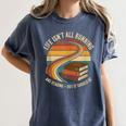 Life Isn’t All Running And Reading Book Lover Women's Comfort Colors T-Shirt Moss