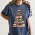 Literary Book Tree Bookish Shelf Art For Avid Readers Women's Comfort Colors T-Shirt Moss Literary Book Tree Bookish Shelf Art For Avid Readers Women's Comfort Colors T-Shirt Moss