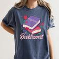 Literary Reading Book Introvert Booktrovert Reading Women's Comfort Colors T-Shirt Moss