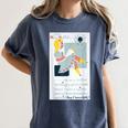 Little Miss Muffet Reading a Picture Book Women's Comfort Colors T-Shirt Moss