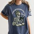 I Look Better Bent Over A Book Women's Comfort Colors T-Shirt Moss I Look Better Bent Over A Book Women's Comfort Colors T-Shirt Moss