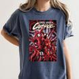 Marvel Spider-Man Eddie Brock Carnage Comic Book Cover Women's Comfort Colors T-Shirt Moss Marvel Spider-Man Eddie Brock Carnage Comic Book Cover Women's Comfort Colors T-Shirt Moss