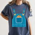 Mouse Halloween Costume Book Cookie Teacher Student Women's Comfort Colors T-Shirt Moss