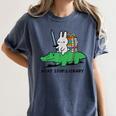 Next Stop Library Reading Book Women's Comfort Colors T-Shirt Moss Next Stop Library Reading Book Women's Comfort Colors T-Shirt Moss