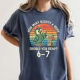 How Many Nights a Week Should You Read 67 Book Reading Meme Women's Comfort Colors T-Shirt Moss