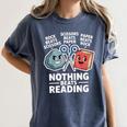 Nothing Beats Reading Rock Paper Scissors Book Lover Women's Comfort Colors T-Shirt Moss Nothing Beats Reading Rock Paper Scissors Book Lover Women's Comfort Colors T-Shirt Moss