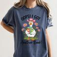 Oops I Got Another Book Cute Goose Librarian Reading Teacher Women's Comfort Colors T-Shirt Moss Oops I Got Another Book Cute Goose Librarian Reading Teacher Women's Comfort Colors T-Shirt Moss