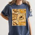 Orange Comic Book Orange Color Graphic Premium Tri-Blend Women's Comfort Colors T-Shirt Moss
