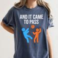 And It Came To Pass Book Of Mormon LDS Missionary Women's Comfort Colors T-Shirt Moss