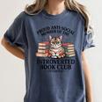 Proud Introverted Book Club Anti Social Reader Pet Cat Women's Comfort Colors T-Shirt Moss Proud Introverted Book Club Anti Social Reader Pet Cat Women's Comfort Colors T-Shirt Moss