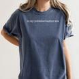 In My Published Author Era Cute Book Lover Writer Retro Women's Comfort Colors T-Shirt Moss