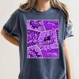 Purple Comic Book Purple Color Graphic Women's Comfort Colors T-Shirt Moss