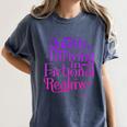 Quietly Thriving In Fictional Realms Book Lovers Women's Comfort Colors T-Shirt Moss
