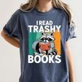 Raccoon Smutty Book Lover Spicy Romance Novels Women's Women's Comfort Colors T-Shirt Moss Raccoon Smutty Book Lover Spicy Romance Novels Women's Women's Comfort Colors T-Shirt Moss
