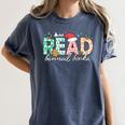 Read Banned Books Christmas Holiday Women's Comfort Colors T-Shirt Moss Read Banned Books Christmas Holiday Women's Comfort Colors T-Shirt Moss
