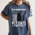Read Banned Books Pet Cats Fight Evil Read Banned Books Women's Comfort Colors T-Shirt Moss Read Banned Books Pet Cats Fight Evil Read Banned Books Women's Comfort Colors T-Shirt Moss