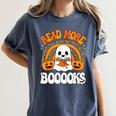Read More Books Booooks Ghost Pumpkin Cute Teacher Halloween Women's Comfort Colors T-Shirt Moss Read More Books Booooks Ghost Pumpkin Cute Teacher Halloween Women's Comfort Colors T-Shirt Moss