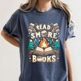Read More Books Camping Outdoors Travel Campfire Smores Women's Comfort Colors T-Shirt Moss Read More Books Camping Outdoors Travel Campfire Smores Women's Comfort Colors T-Shirt Moss
