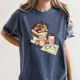 Read Books Drink Coffee For Women Women's Comfort Colors T-Shirt Moss