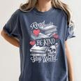 Read Books Be Kind Stay Weird Skeleton Heart Reading Alt Women's Comfort Colors T-Shirt Moss Read Books Be Kind Stay Weird Skeleton Heart Reading Alt Women's Comfort Colors T-Shirt Moss