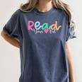 Read Your Heart Out Reading Librarian Book Across America Women's Comfort Colors T-Shirt Moss Read Your Heart Out Reading Librarian Book Across America Women's Comfort Colors T-Shirt Moss