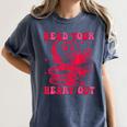 Read Your Heart Out Valentines Day Book Lover Bookish Teach Women's Comfort Colors T-Shirt Moss