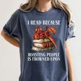 I Read Because Roasting People Is Frowned Upon Dragon Book Premium Tri-Blend Women's Comfort Colors T-Shirt Moss I Read Because Roasting People Is Frowned Upon Dragon Book Premium Tri-Blend Women's Comfort Colors T-Shirt Moss