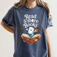 Read S'More Books Camping Outdoors Travel Campfire Women's Comfort Colors T-Shirt Moss Read S'More Books Camping Outdoors Travel Campfire Women's Comfort Colors T-Shirt Moss