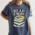 Read S'More Books Marshmallow Reading Smores Women's Comfort Colors T-Shirt Moss Read S'More Books Marshmallow Reading Smores Women's Comfort Colors T-Shirt Moss